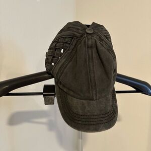 C.C. Charcoal Quilted Cap